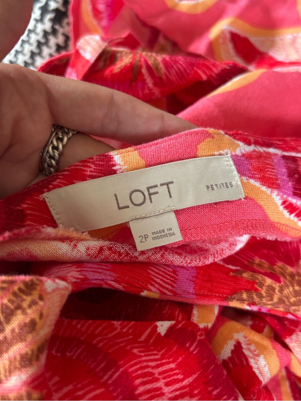 LOFT Textured Floral Linen Blend Strappy Maxi Dress - Picture 4 of 4